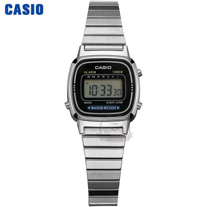 Casio watch silver women watches set brand luxury Waterproof digital Sport ladies watch relogio LA670WA-7D/1D
