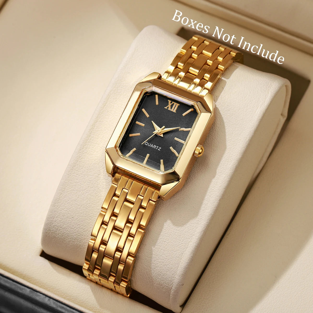 1/8PCS Fashion Rectangle Women Quartz Wristwatch Casual Ladies  Watches Girls Clock Reloj Mujer(Without Box)