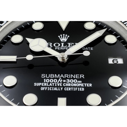 R*lex Submariner Wall Clock - Black