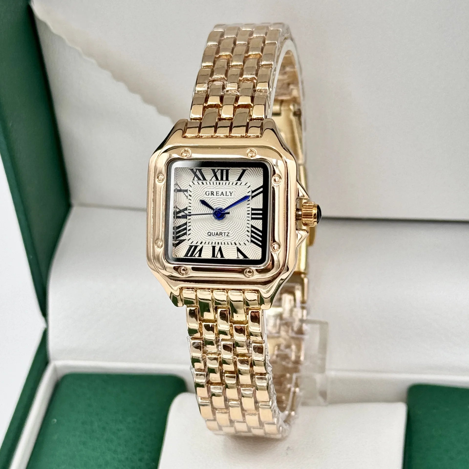 2026 Fashion Women Watch Calendar Stainless Steel Luxury Ladies Quartz Watches Business Female Clock (Without Box）