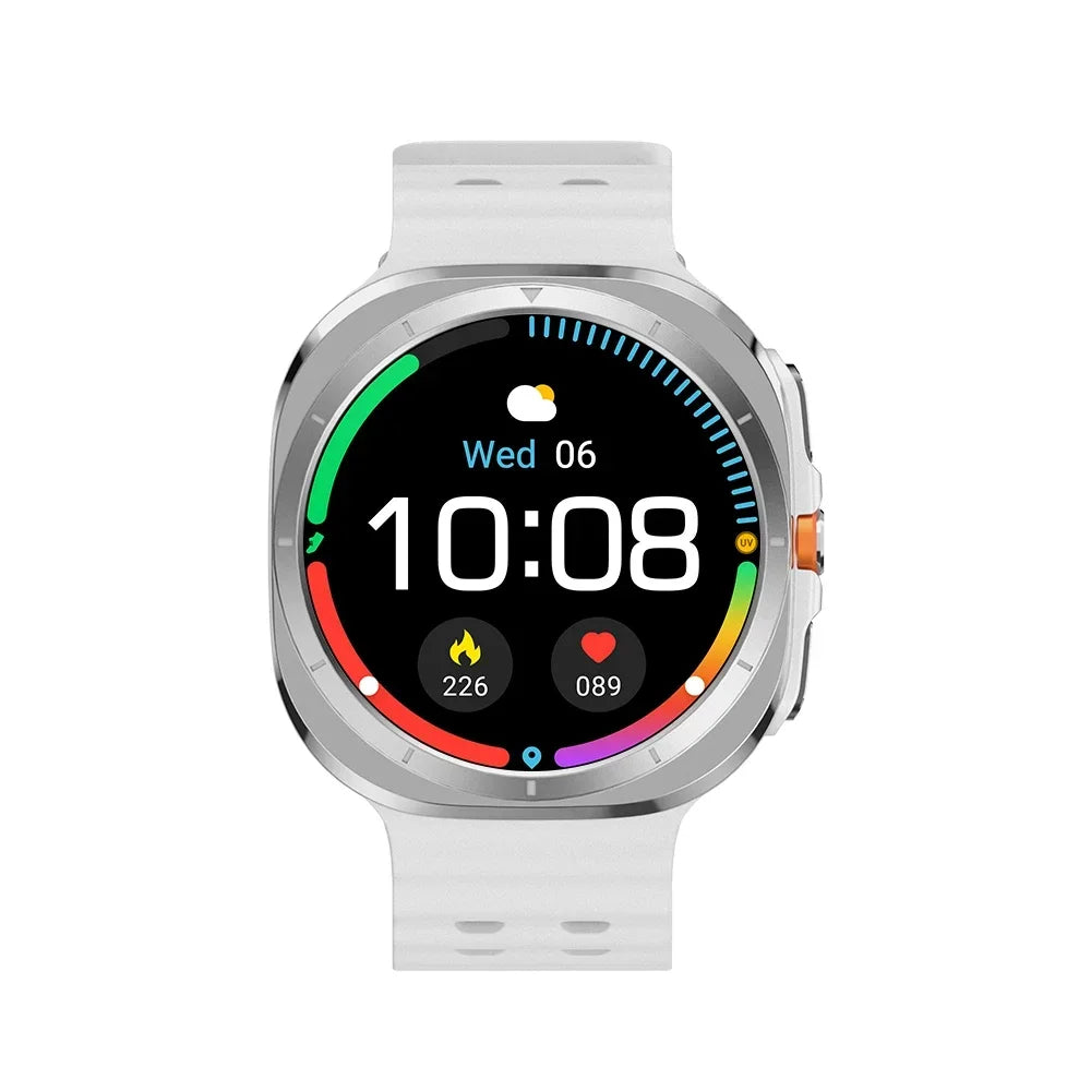 The BW7 smartwatch features a multi-functional sports and fitness tracker with a 1.46-inch AMOLED screen for health monitoring