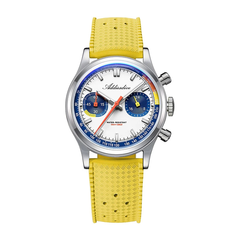 ChronoState ADDIESDIVE VK64 – 38MM Chronograph Watch | BGW9 Luminous 100M Waterproof Quartz Watch