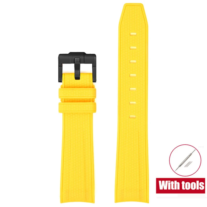Rubber Watchband for Swatch X Omega Joint MoonSwatch Waterproof Sport 20mm Watch Strap Silicone Curved End Band for Men Women