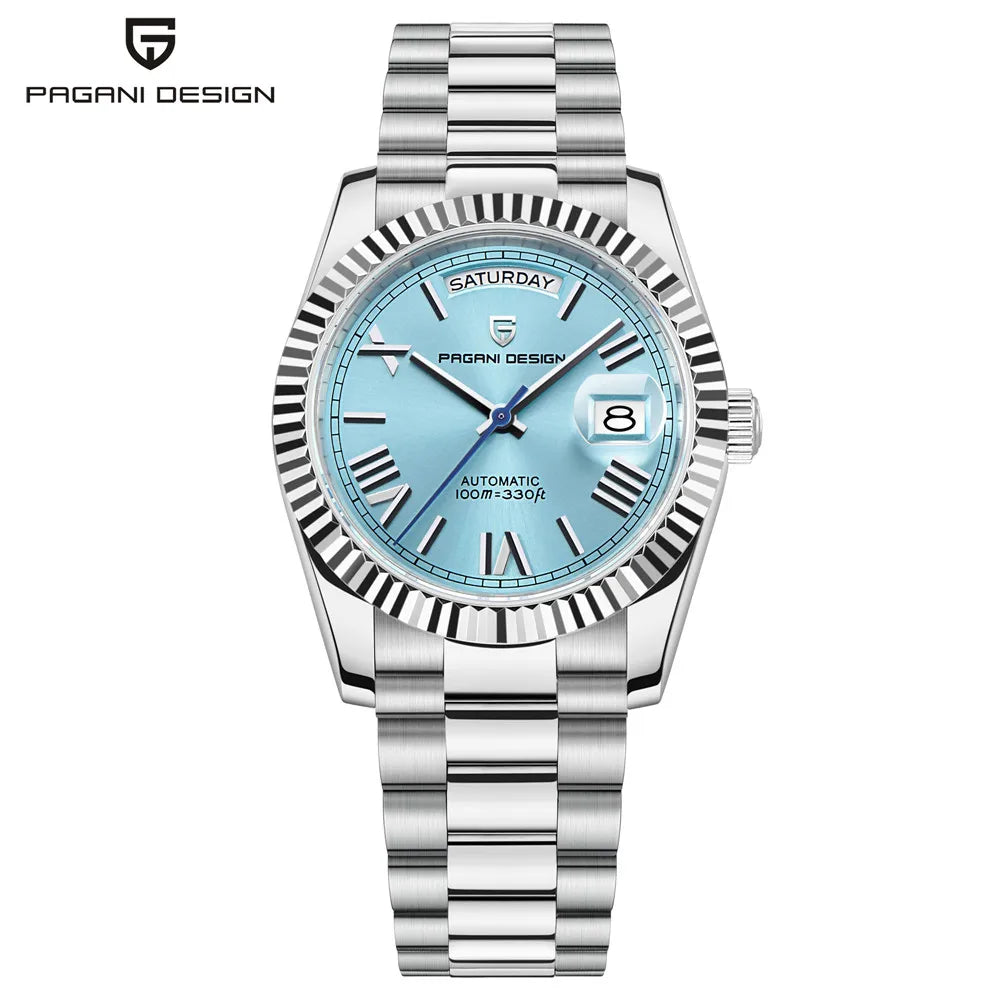 2026 New PAGANI DESIGN Men's Watches Mechanical Top brand Luxury Automatic Watch For Men AR Sapphire glass Calendar Wrist watch