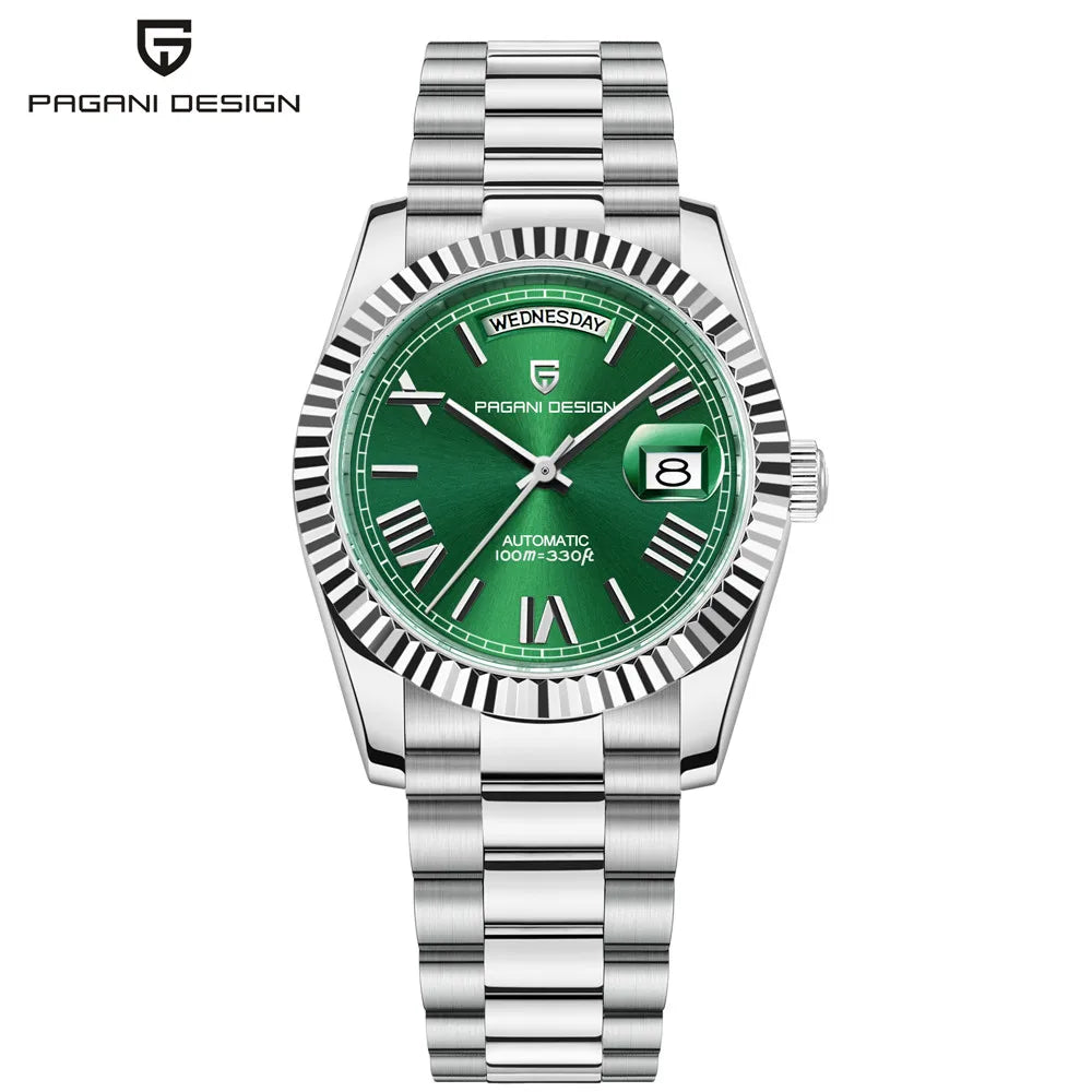 2026 New PAGANI DESIGN Men's Watches Mechanical Top brand Luxury Automatic Watch For Men AR Sapphire glass Calendar Wrist watch
