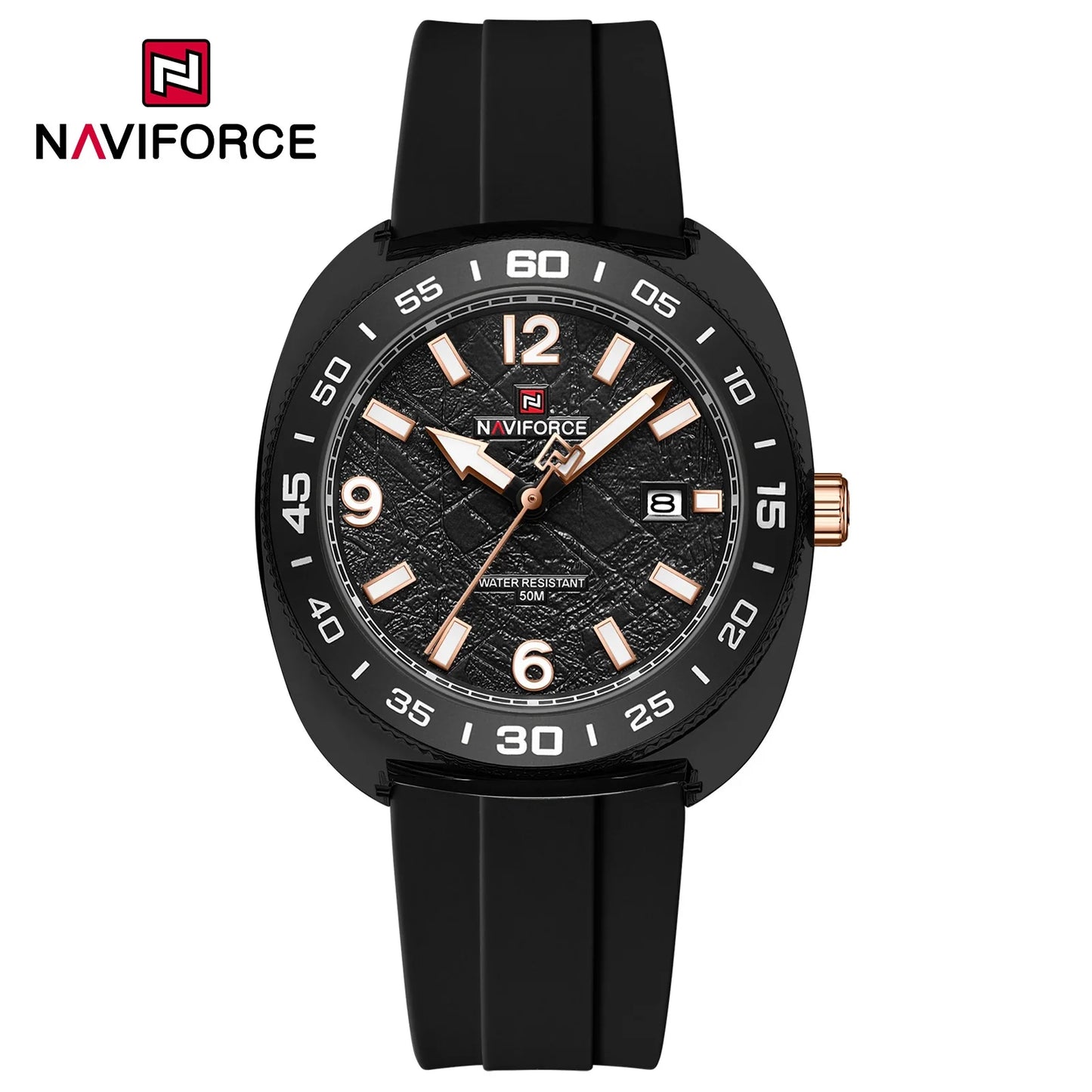 NAVIFORCE 7132 Watch with Luminous Water Resistance Quartz