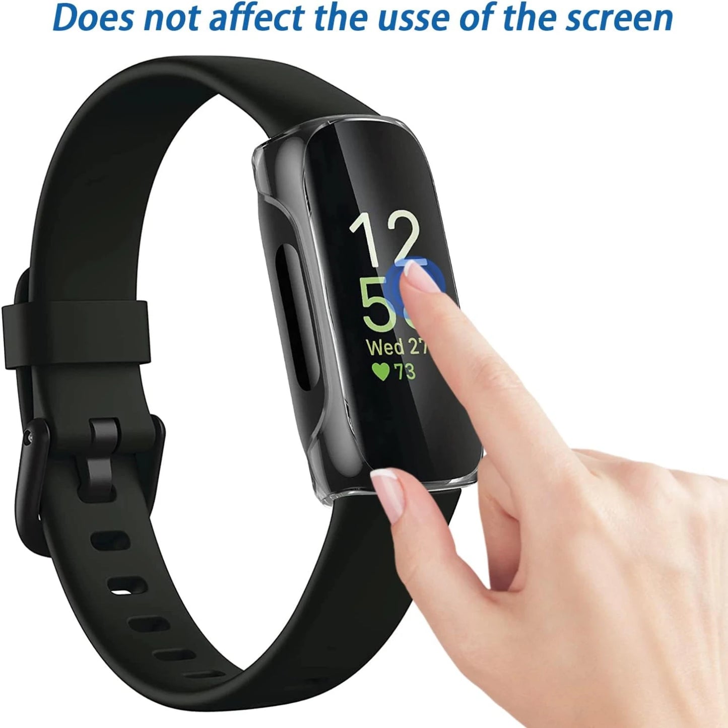 Durable, Anti-Scratch, and Protective Enhanced Soft TPU Case for Inspire 3 - Arm & Wristband Wearable Technology Accessories wit
