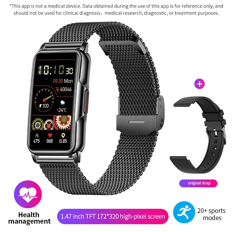 LIGE Smart Watch Men Women Fitness Smart Bracelet Sport Band Heart Rate Blood Pressure Monitor Waterproof Bluetooth Call Watches
