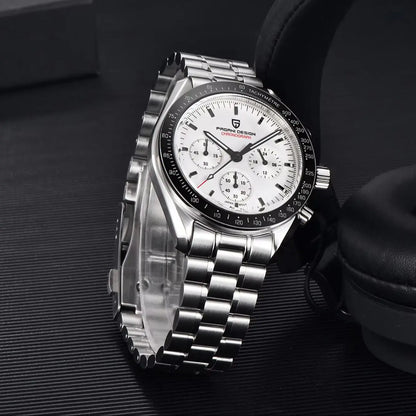 PAGANI DESIGN 2026 New V5 PD1701 Men's Watches Luxury Quartz Watch Men Sport Speed Chronograph AR Sapphire glass 100M Waterproof