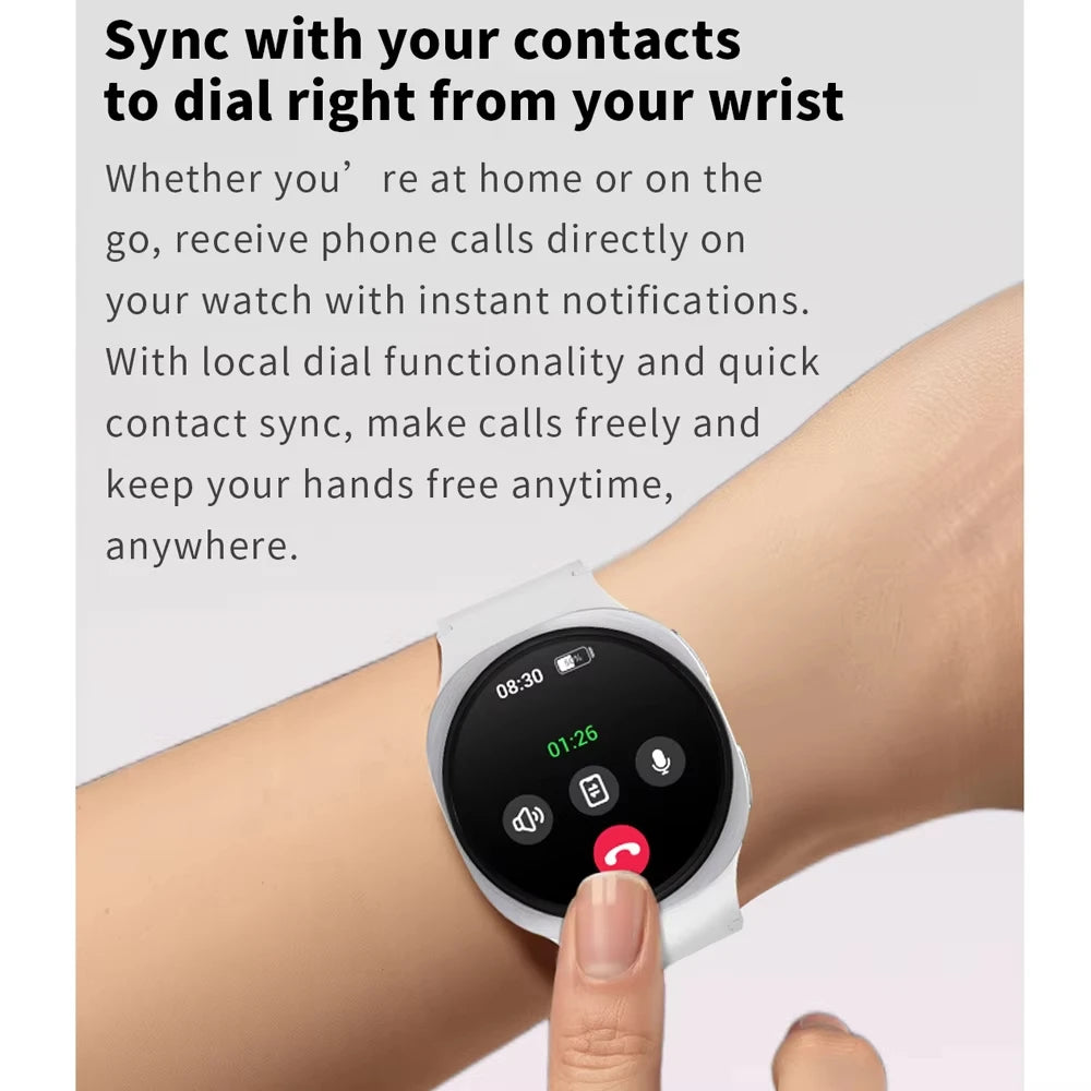 2026 New Waterproof HD Smart Band Watch Real-time Weather Forecast Men Watches Sports Ladies AMOLEDFor Android IOS holiday gifts