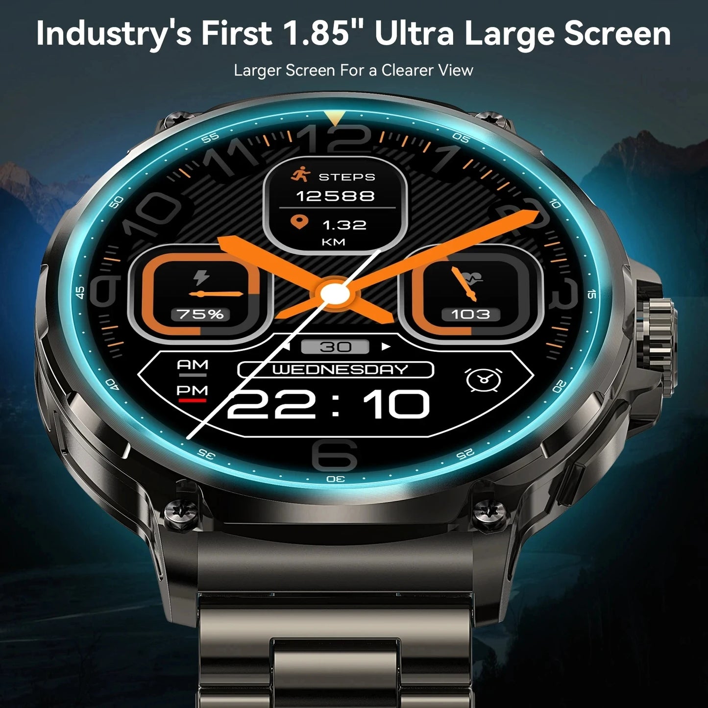 710mAh Battery Ultra GPS Smart watches Compass Watches Waterproof NEW For Men Women 2025 New Sports GPS Military Smart Watch Men