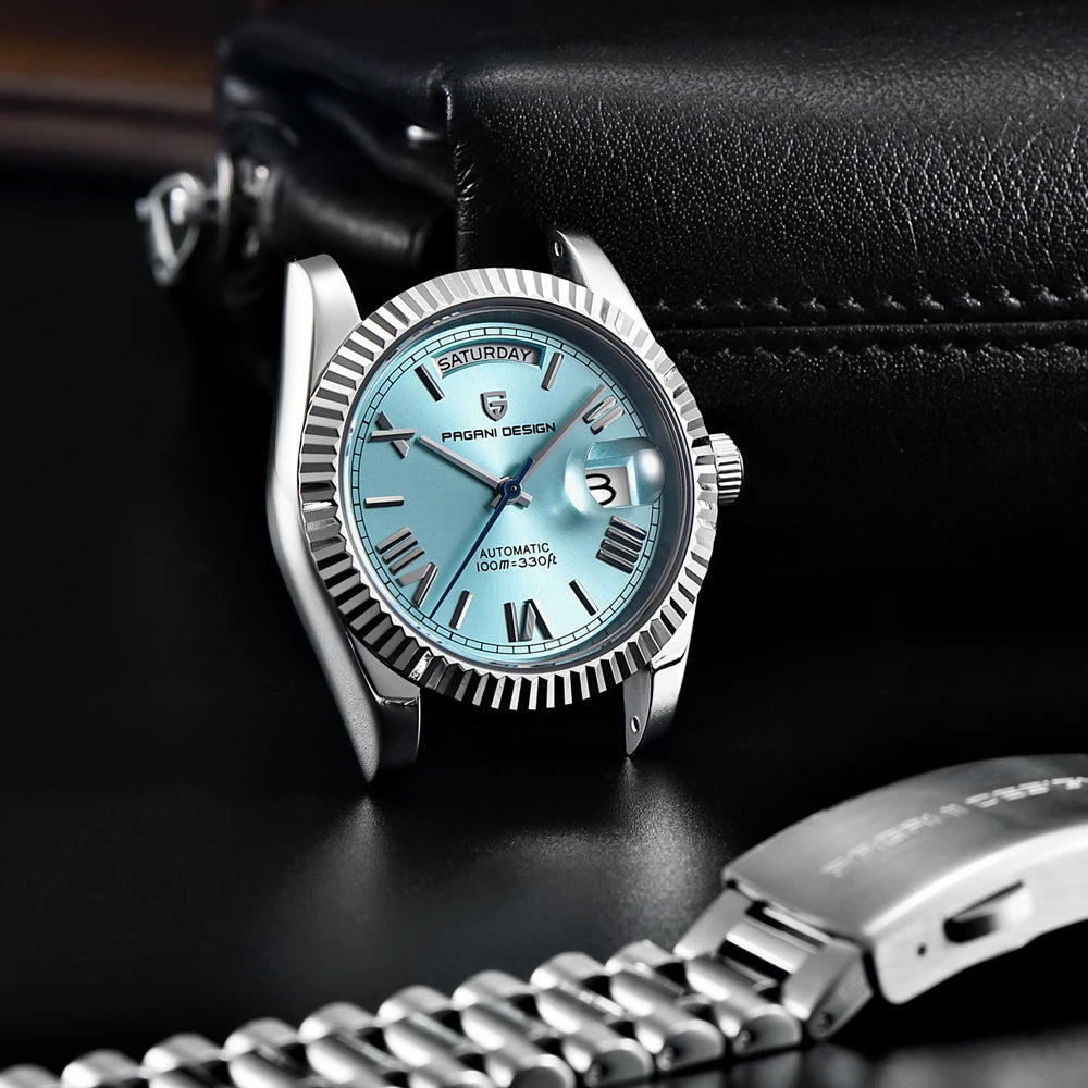 2026 New PAGANI DESIGN Men's Watches Mechanical Top brand Luxury Automatic Watch For Men AR Sapphire glass Calendar Wrist watch