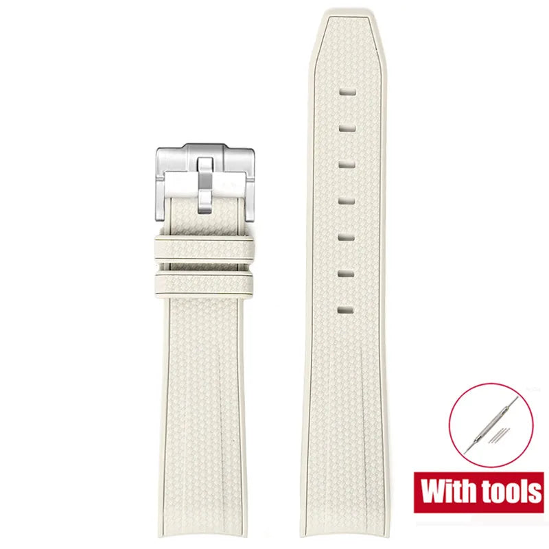 Rubber Watchband for Swatch X Omega Joint MoonSwatch Waterproof Sport 20mm Watch Strap Silicone Curved End Band for Men Women