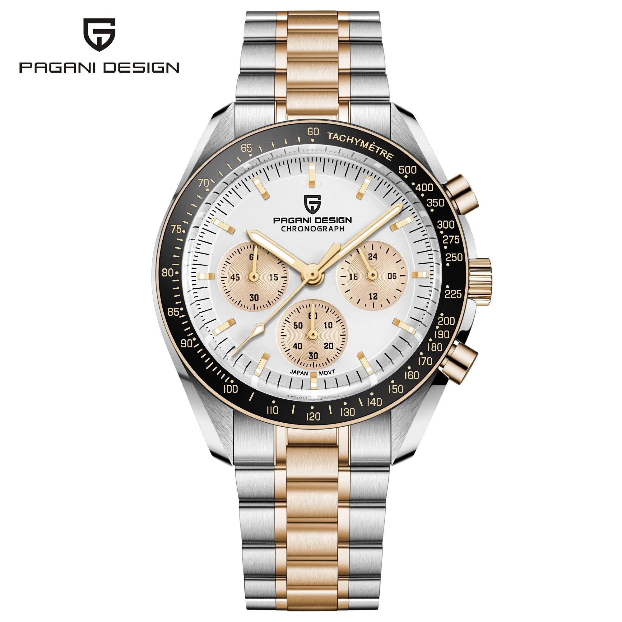 2026 New PAGANI DESIGN V5 Moon Men's Watches Top Luxury Quartz Watch For Men Chronograph Waterproof Sport Stainless Steel Clock