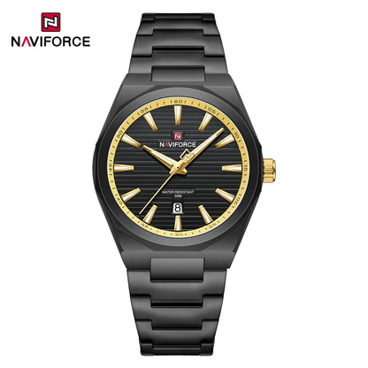 NAVIFORCE Fashion Waterproof Quartz Wristwatch Luminous Point Men Watch Date Display Sports Clock Man Watches Relogio Masculino