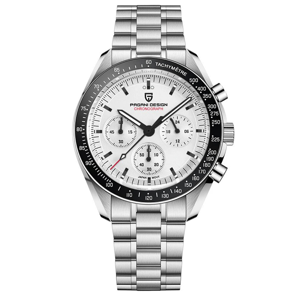 2026 New PAGANI DESIGN Mens Watches Top Brand Luxury Automatic Quartz Chronograph Waterproof Sport Stainless Steel Clock Relogio