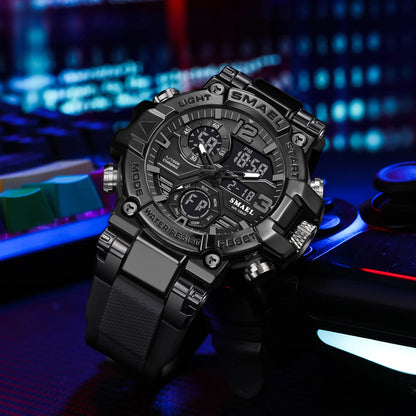 SMAEL Brand 8110 Waterproof Dropshipping Watch Alarm Clock night light Young Fashion business Quartz Sport Wristwatches