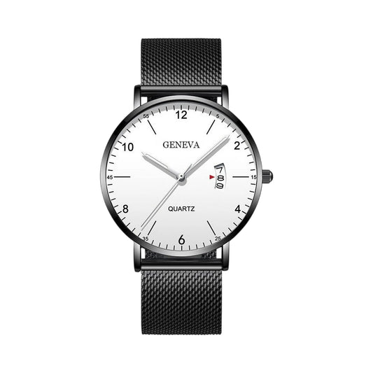 ChronoState Ultra Thin Mesh – Luxury Quartz Business Watch | Waterproof Steel Men’s Watch