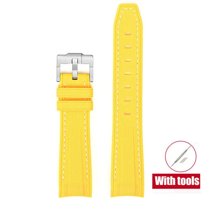 Rubber Watchband for Swatch X Omega Joint MoonSwatch Waterproof Sport 20mm Watch Strap Silicone Curved End Band for Men Women