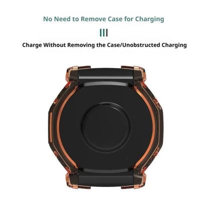 Rugged TPU Guard for Amazfit T-Rex Ultra 2 Smartwatch Case 4-Corner Full Protection Anti-Scratch Wear-Resistant Bumper Cover