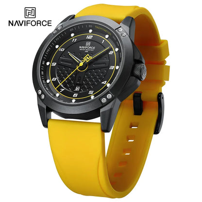 NAVIFORCE Watch For Men Classic Fashion Date Luminous Waterproof Sport Silicone Strap Quartz Wristwatches Relogio Masculino 2025