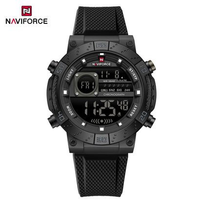 NAVIFORCE Men Watches Digital Quartz Silicone Military Watches for Men Chronograph Sport Waterproof Date Wrist Watch Man Clock