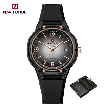 NAVIFORCE Luxury Watches for Women 2026 Ladies Fashion Quartz Calendar Waterproof Luminous Clocks