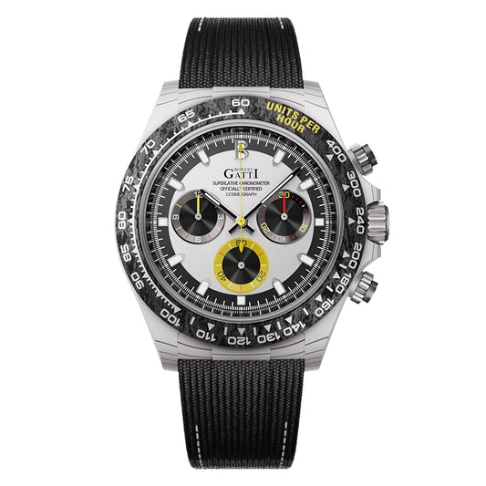 ChronoState BONEST GATTI BG9010 – 39MM Automatic Chronograph Watch | Carbon Fiber Sapphire Timepiece