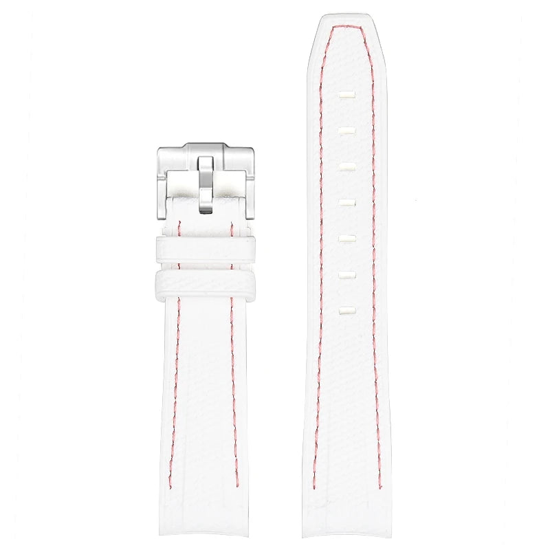 Rubber Watchband for Swatch X Omega Joint MoonSwatch Waterproof Sport 20mm Watch Strap Silicone Curved End Band for Men Women