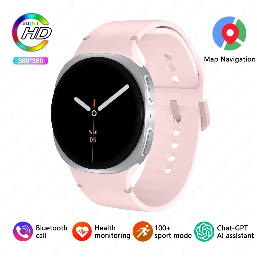 2026 New Waterproof HD Smart Band Watch Real-time Weather Forecast Men Watches Sports Ladies AMOLEDFor Android IOS holiday gifts