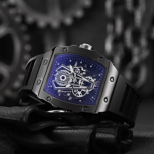 1/2PCS Fashion Men Watches Luxury Large Dial Quartz Watch Casual Silicone Band Men's Sports Watches Reloj Hombre（Without Box）