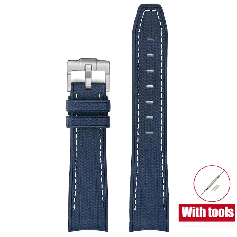 Rubber Watchband for Swatch X Omega Joint MoonSwatch Waterproof Sport 20mm Watch Strap Silicone Curved End Band for Men Women