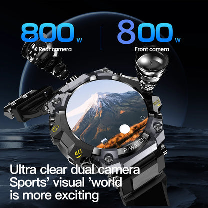 Q668 Smartwatch Android 10.0 1.95inch Amoled 720*720 5G Cellular Version Smart Watch With 800W Dual Camera GPS WIFI 5G Sim Card