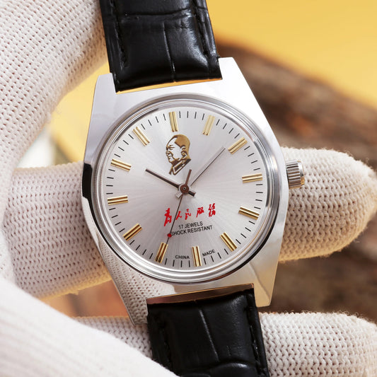 ChronoState Shanghai 8120 – 36MM Retro Mechanical Watch | Manual Movement Vintage Men’s Watch